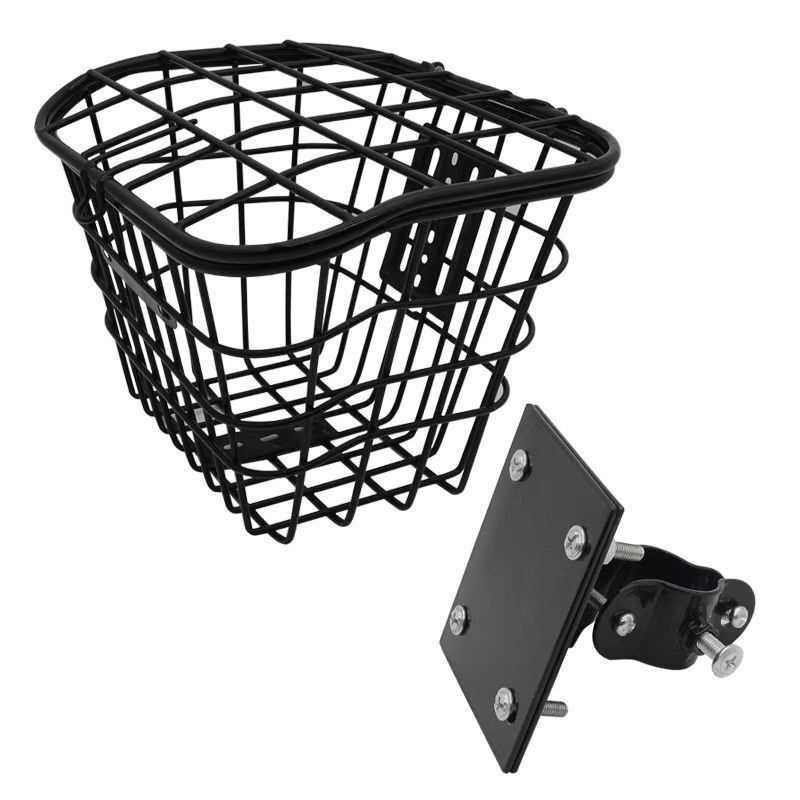 折叠电动车前置车篮P8单车买菜筐放宠物自行车通用篓X子大容量车