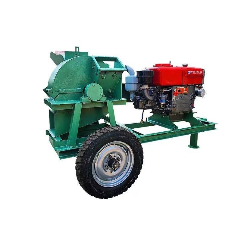 多功能移b动木材粉碎机果园碎枝机树枝木头破碎机茹木农用木屑机