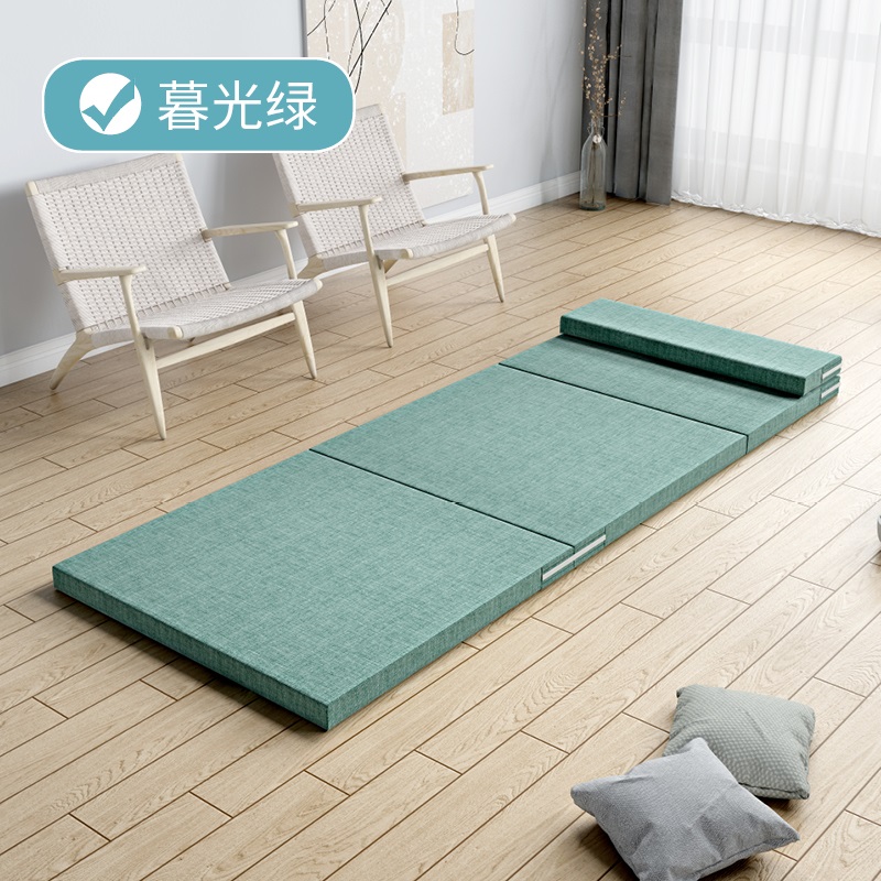 海绵折叠床垫办公室学生午睡垫子D榻榻米地铺睡垫打地铺神器便捷