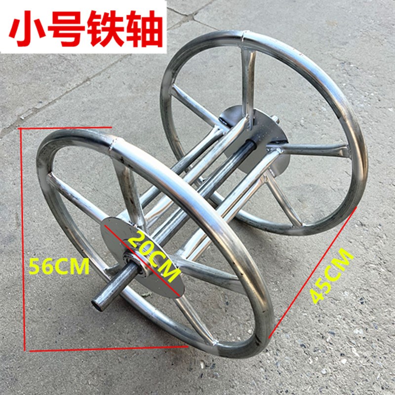 船型盘线器电缆托轴蜗牛s车电力防扭钢丝牵引绳收放线施工绕线支