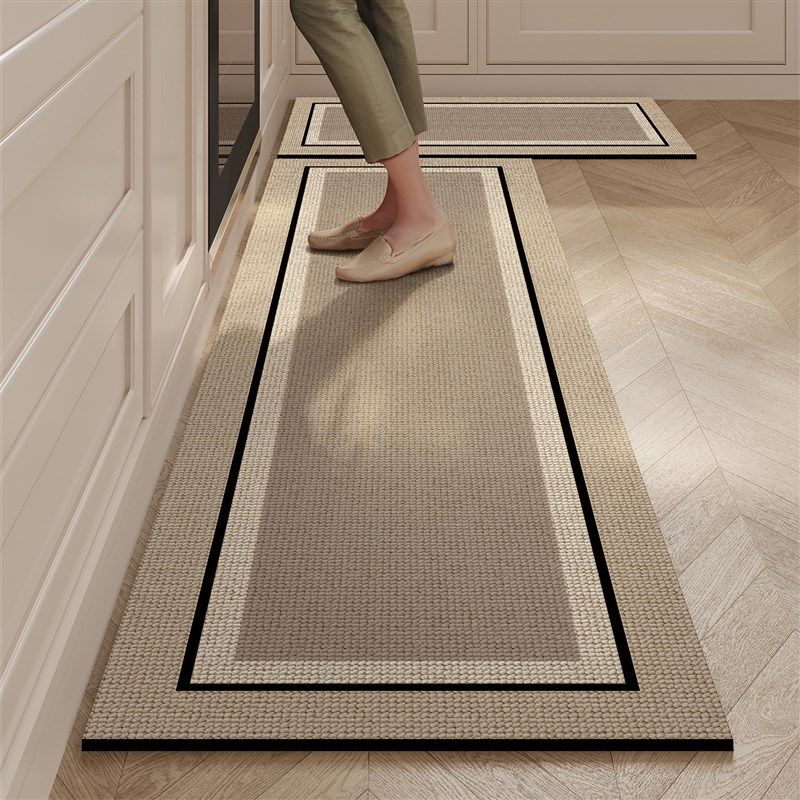 防水皮厨房地垫防水防油可擦免洗脚垫家用进门口耐脏防滑防摔地毯,居家布艺,厨房地垫,淘宝优惠券,粉丝福利购,淘宝优惠卷