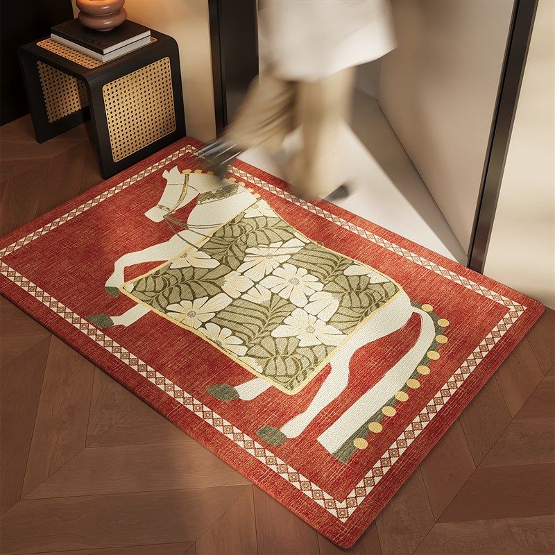 入户门地垫马年美式复古防滑除尘耐磨耐脏地毯玄关大门口进门脚垫,居家布艺,入户地垫,淘宝优惠券,粉丝福利购,淘宝优惠卷