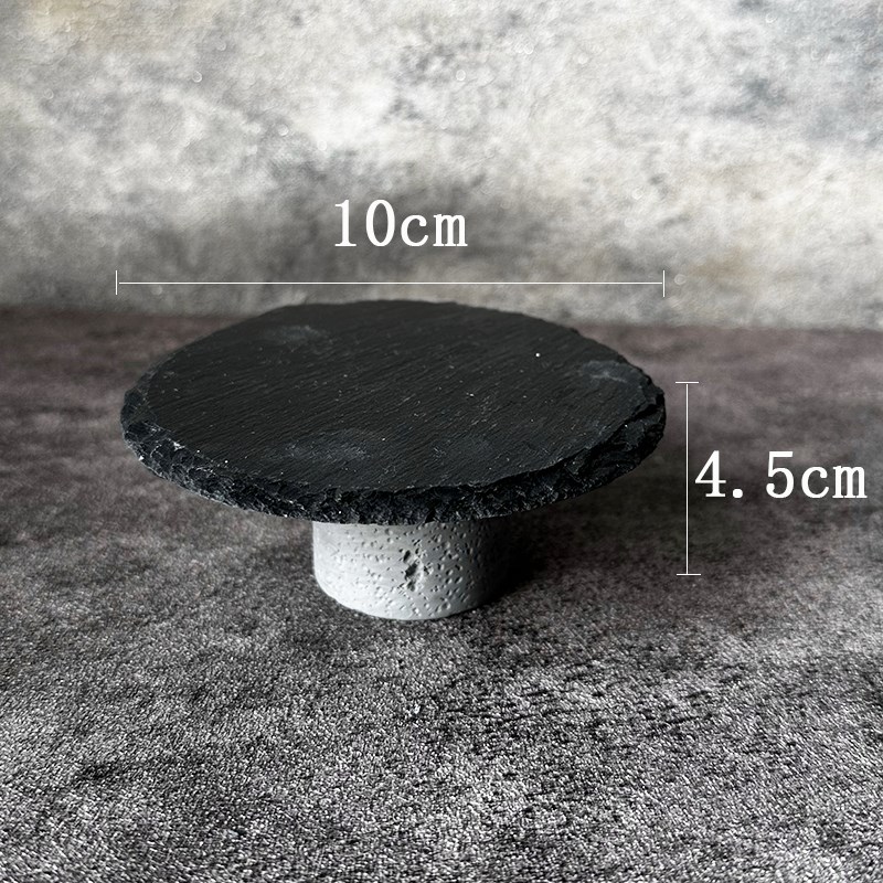 高级感首饰托盘展示盘高脚岩石盘人物雕塑饰品陈R列拍照展示架摆