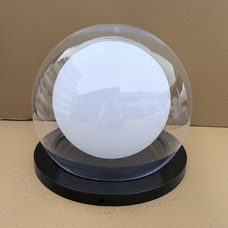 太阳能柱b头灯球中球户外防水大门花园庭院门柱灯泡泡球月球柱子