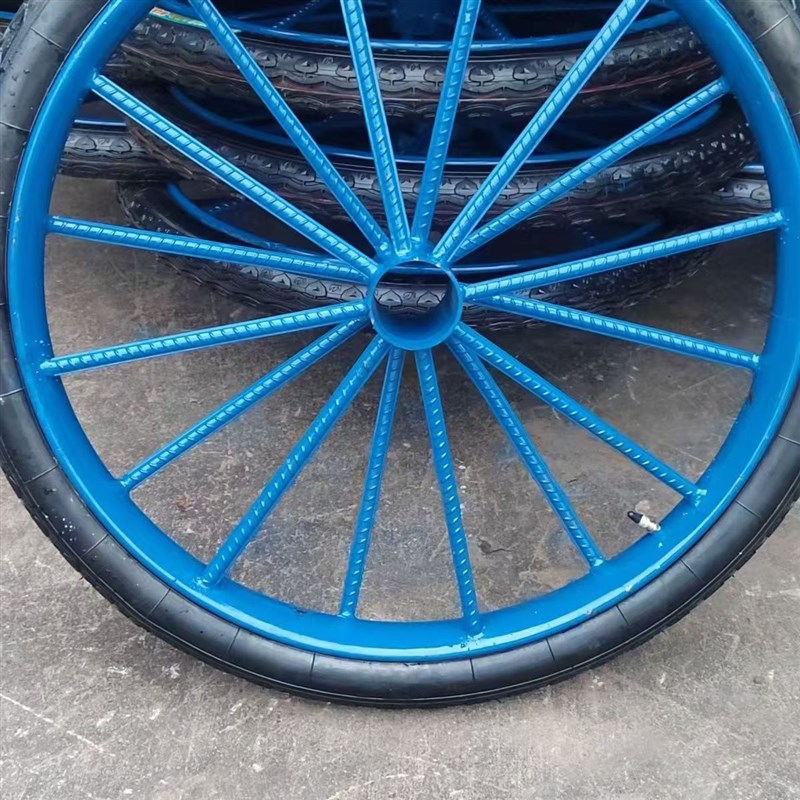 工地斗车实心轮胎子手推车斗车建筑工地加重O工地斗车轮子实心轮