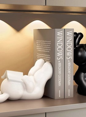 德国无障碍高端简约兔子饰品创意书柜电L视柜书柜高端酒柜饰品