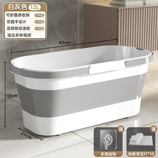懒人吸水拖布干湿T两用一拖即净神 免洗手旋转自拧水拖把家用新款