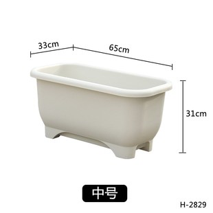 大号创意塑料花盆种植花槽长方形塑料种菜K盆家庭阳台花园厂家直