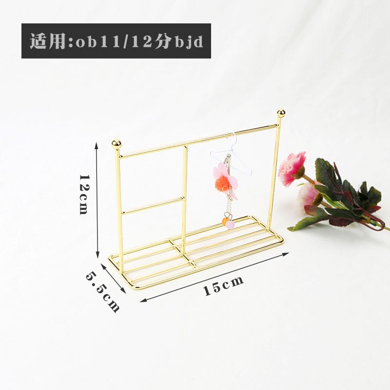 升级款实用bjd娃娃挂衣架子s1/6blythe小布6/8/12分棉花娃娃用衣