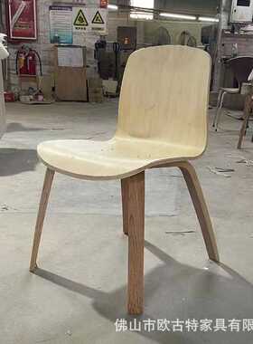 餐桌凳子弧形全木设计师餐椅曲木蚂蚁椅7系列椅子bentwood chair