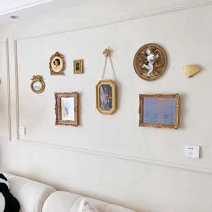 饰画餐厅壁画 组合装 莫奈美式 复古挂画客厅沙发背景墙面法式