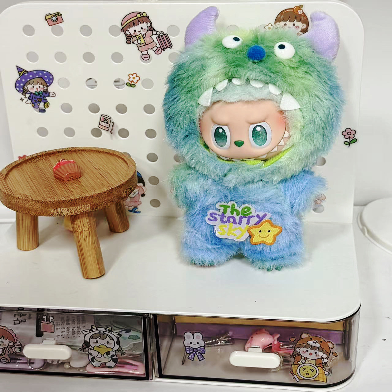 labubu拉布布娃衣一二代衣服套装