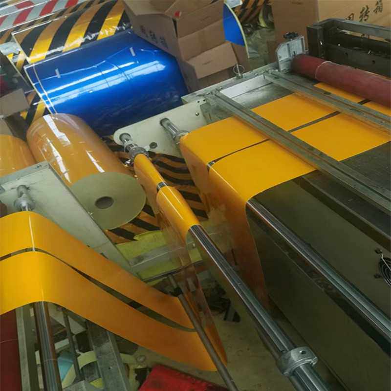 反光警示胶带工程级反光膜汽车反光贴交通标示直纹红白专用反光条