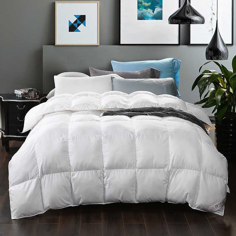 羽丝绒被太空被褥子纤维被定制柔软可机洗透气轻盈轻保暖暖绒