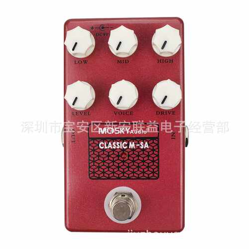 MOSKY CLASSIC M-SA扬声器模拟吉他效果踏板基于Tech21扬声器模拟