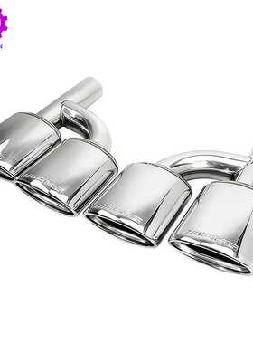 适用奔驰C级W204 C180 C300 C260 e级W212黑色改装AMG排气管尾喉