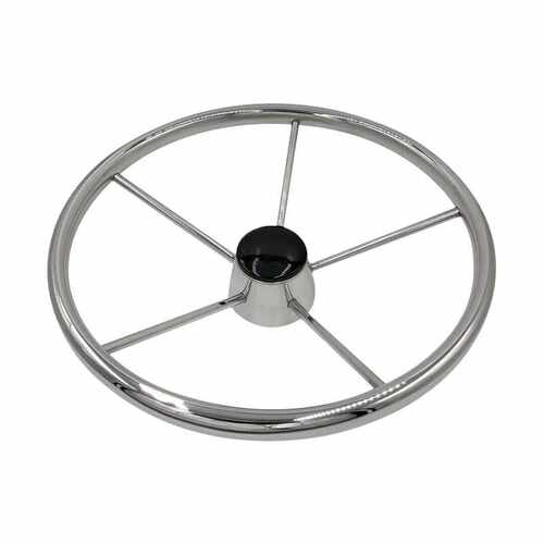 艾硕/ISURE 15.5寸不锈钢不带握把方向盘游艇舟房车船用五金配件