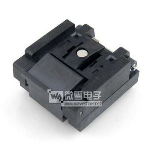 IC引脚间距0.5mm QFN 64BT QFN64 01编程 MLF64 0.5 测试座 MLP64