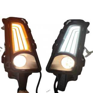 适用于2019-2020丰田新海狮日行灯Toyota Hiace雾灯框改装LED总成