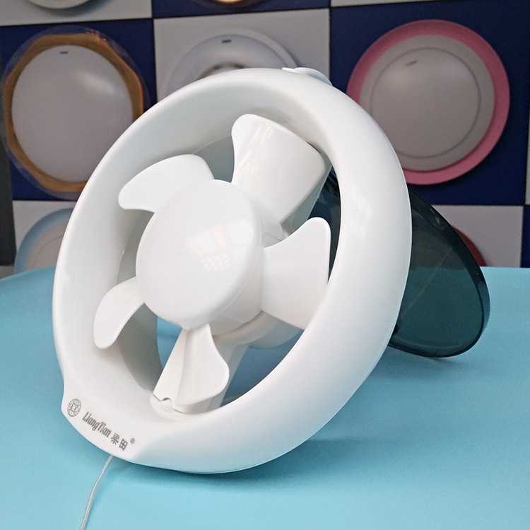 梁田换气扇排气扇玻璃窗式全铜电机圆形浴室抽风机静音卫生间