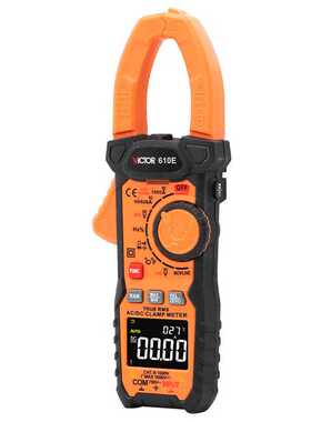 胜利仪器（VICTOR）VC610E钳形表数字钳形万用表真有效值交直流电