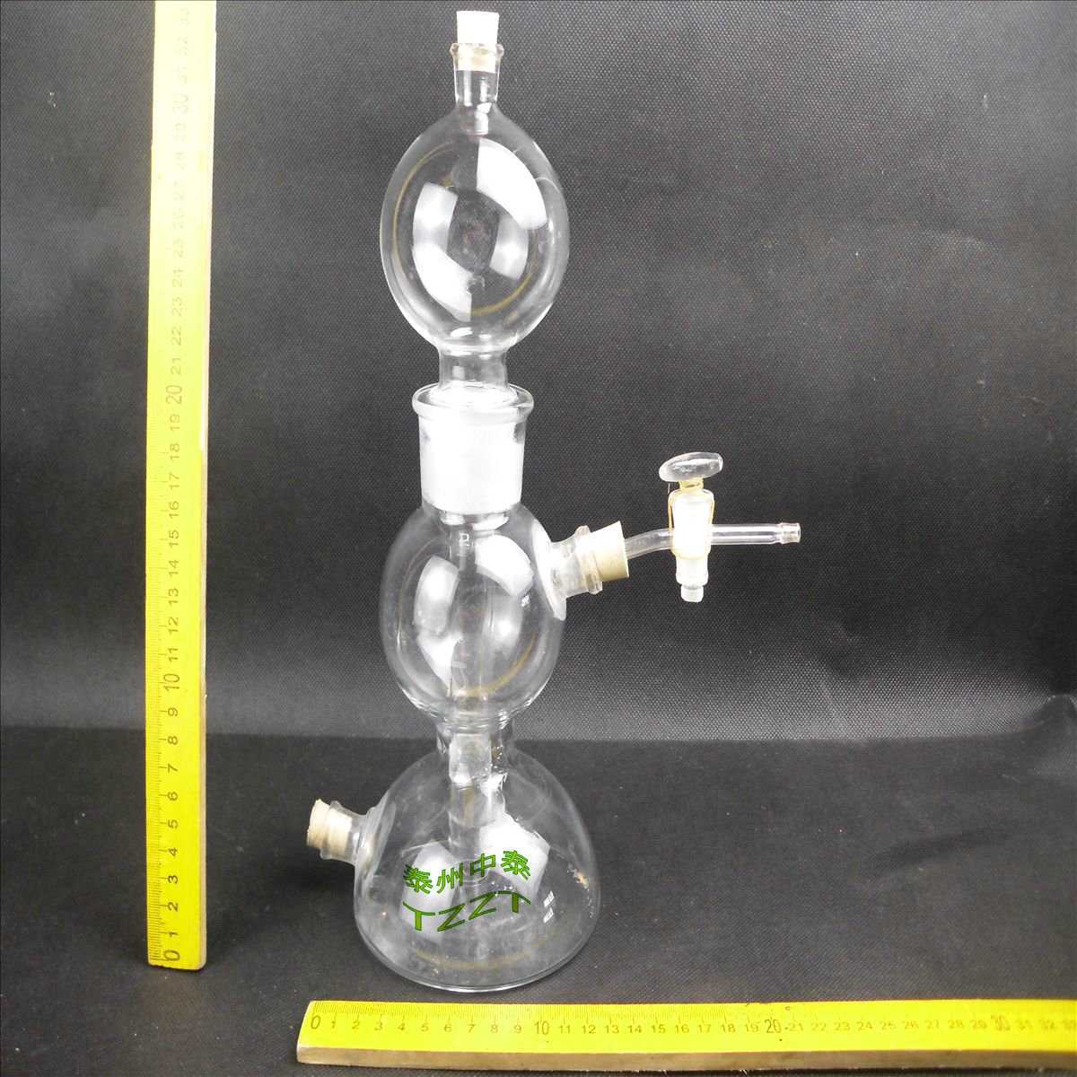 启普发生器 250ml 氢气气体发生器 化学玻璃仪器 实验室耗材