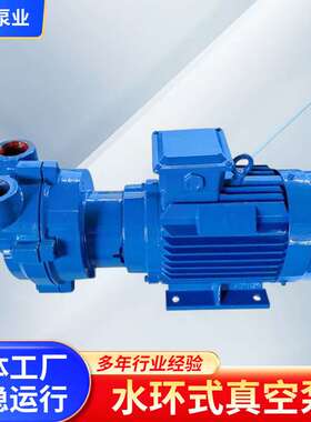 工业2BV水环式真空泵 高水循环电动真空泵不锈钢液环真空泵厂家