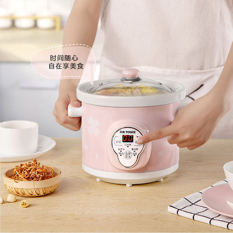 天际电炖锅陶瓷电砂锅煲粥锅大容量全自动煲汤Q锅家用熬粥煮粥神