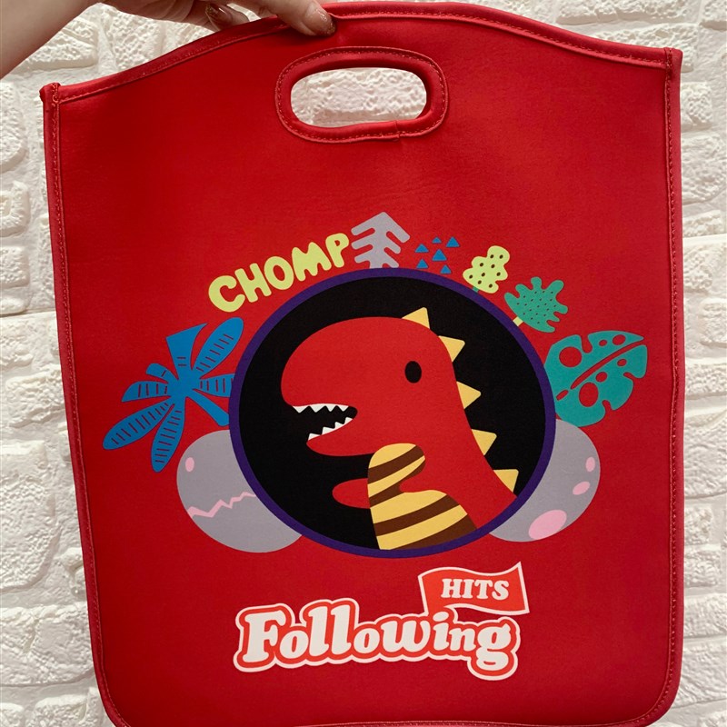 FH男女儿e童多色小学生幼儿园课外补习美术文件袋手提拎补课书袋