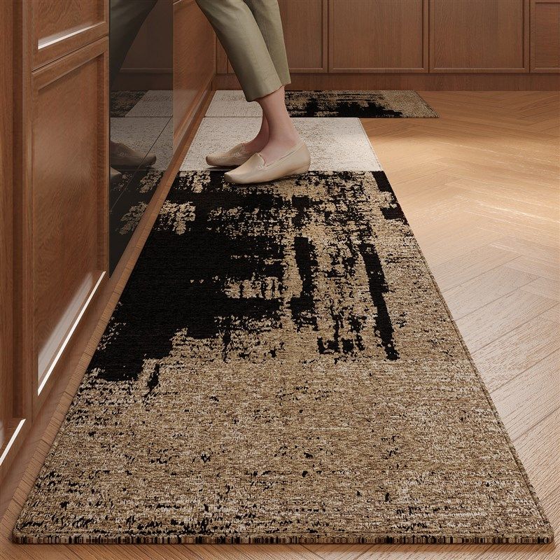 厨房专用地垫防滑防油脚垫免洗可擦吸油吸水2025新款防污长条地毯,居家布艺,厨房地垫,淘宝优惠券,粉丝福利购,淘宝优惠卷