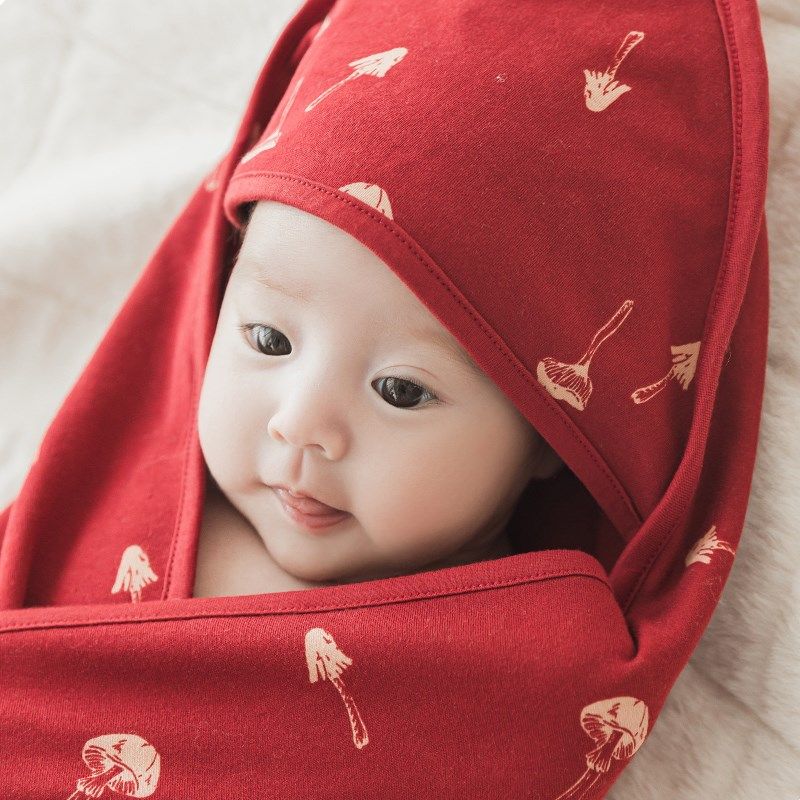 初生婴儿包被纯棉a类春秋季产房包巾新生宝宝抱被红色满月拜新年,婴童用品,婴童抱被/抱毯,淘宝优惠券,粉丝福利购,淘宝优惠卷