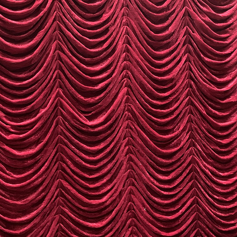 婚庆布幔背景纱幔新款水波纹婚庆背景幕布鱼尾纹舞台帷幔婚礼背景