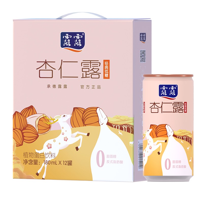 【露露】经典低糖mini杏仁露180ml*12罐-dsp图片