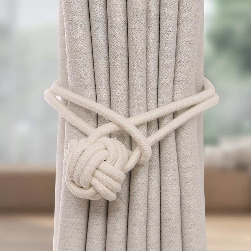 窗帘绑带一对装棉绳m挂球绑绳轻奢日系高档扎束带收纳绳配饰窗帘