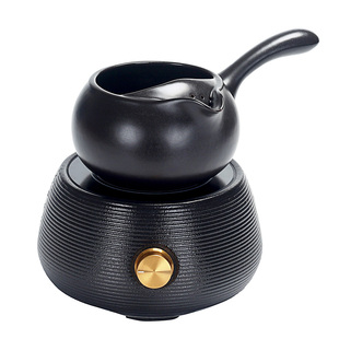 泡茶大号茶具套装 陶瓷煮茶器家用 黑茶电陶炉煮茶炉干烧侧把茶壶