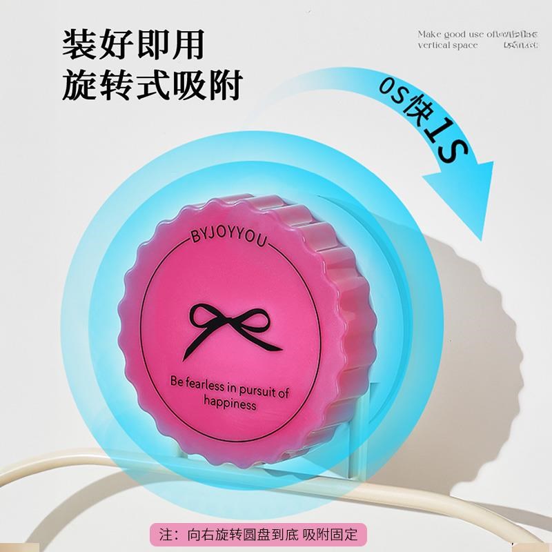 卷发棒收纳架吸盘壁挂式直夹板置物架免打孔防烫浴室墙上宿舍神器