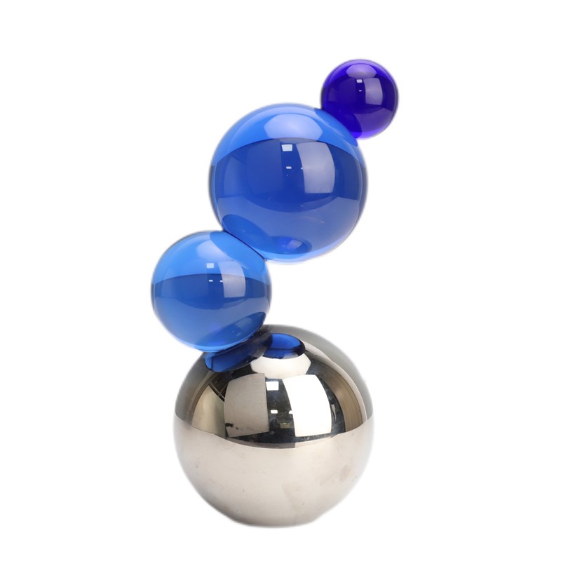 现代简约创意轻奢水晶工艺品摆饰x客厅电视柜样品屋展示中心酒店