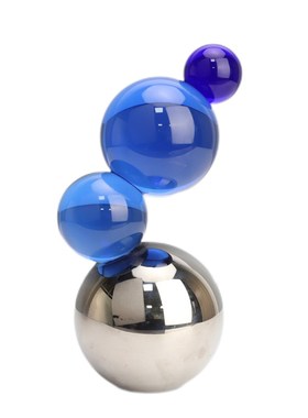 现代简约创意轻奢水晶工艺品摆饰x客厅电视柜样品屋展示中心酒店