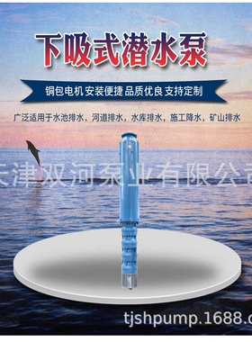 QJX下吸式潜水变频电泵 低吸式潜水泵 多级变频潜水泵