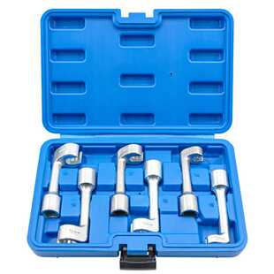 6pc 喷油管套筒扳手L型开口扳手 1/2