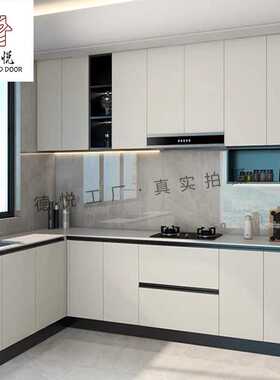 厨房整体橱柜南京生产厂家石英石台面L型家用装修灶台定 制