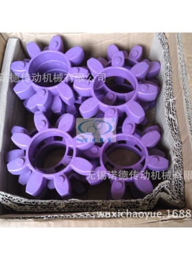 德国KTR胶垫ROTEX-GS24无齿隙梅花联轴器实心弹性体红色95/98SHA
