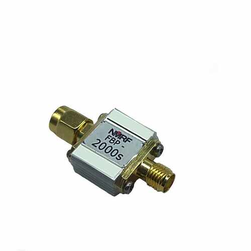 2000MHz 射频同轴带通SAW滤波器，1dB 带宽 5MHz，SMA接口