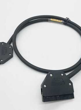 MIL连接线PLC-40P信号电缆线IDC-40P单头双头40芯牛角对插线