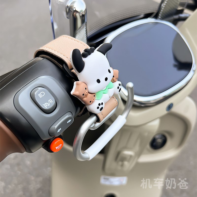 电动车挂钩前置通用免打孔婴儿车自行摩托车可爱合金大承重挂物钩