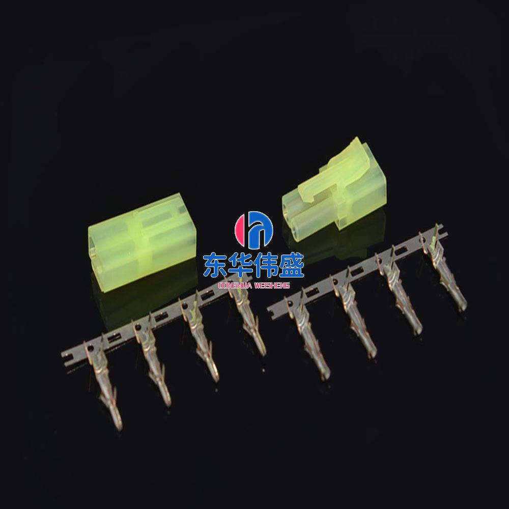 4.5MM间距小EL-2Y公母空中对接胶壳代替JST接插件连接器