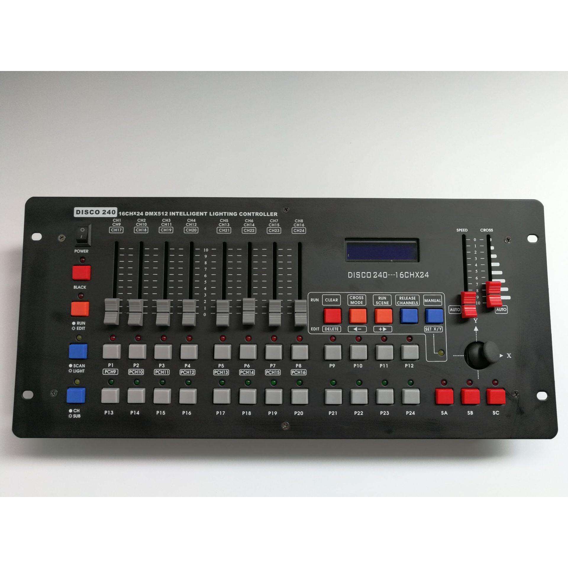 厂家直供disco240控台DMX512控制器LED帕灯摇头光束舞台灯光控台
