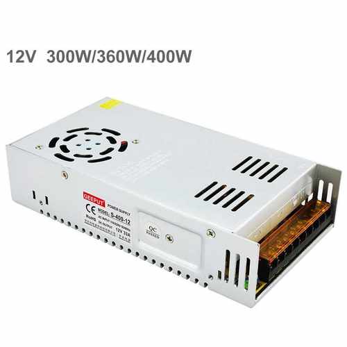 格普特LED开关电源12V/30A/400W室内灯带灯条户外灯箱变压器模块