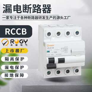 上海RCCB空气开关80A漏电保护开关短路器2P/4P漏电保护断路