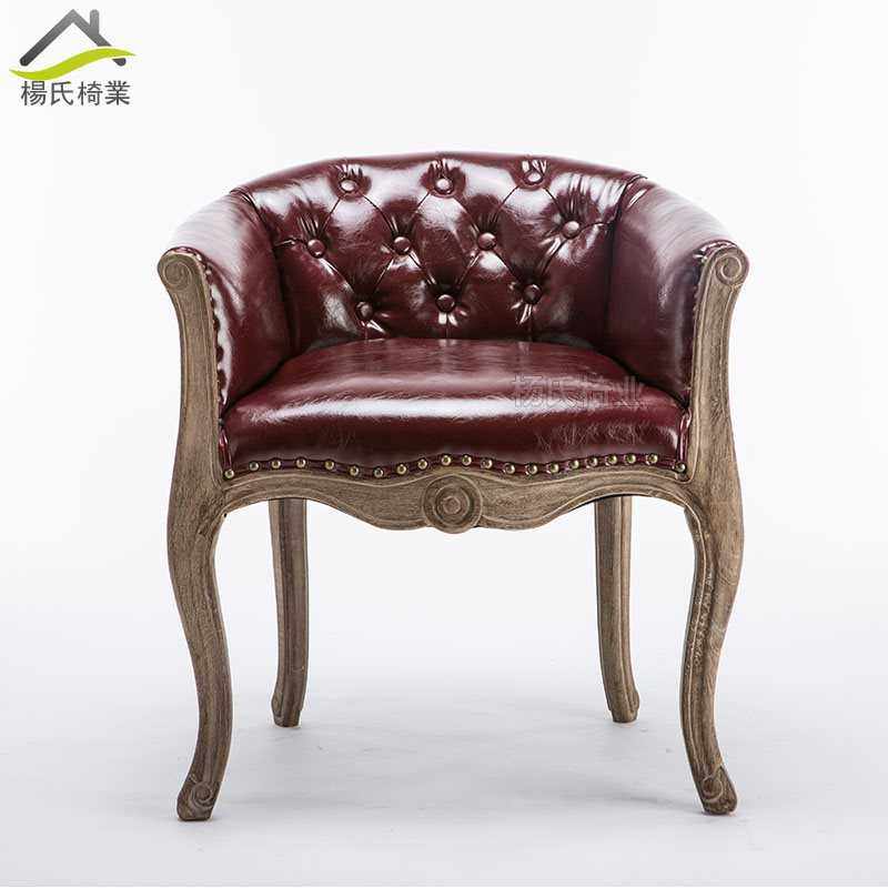 欧式沙发复古美式单人围椅小户型卧室阳台小沙发酒店咖啡椅皮圈椅,农机/农具/农膜,其它农用工具,淘宝优惠券,粉丝福利购,淘宝优惠卷